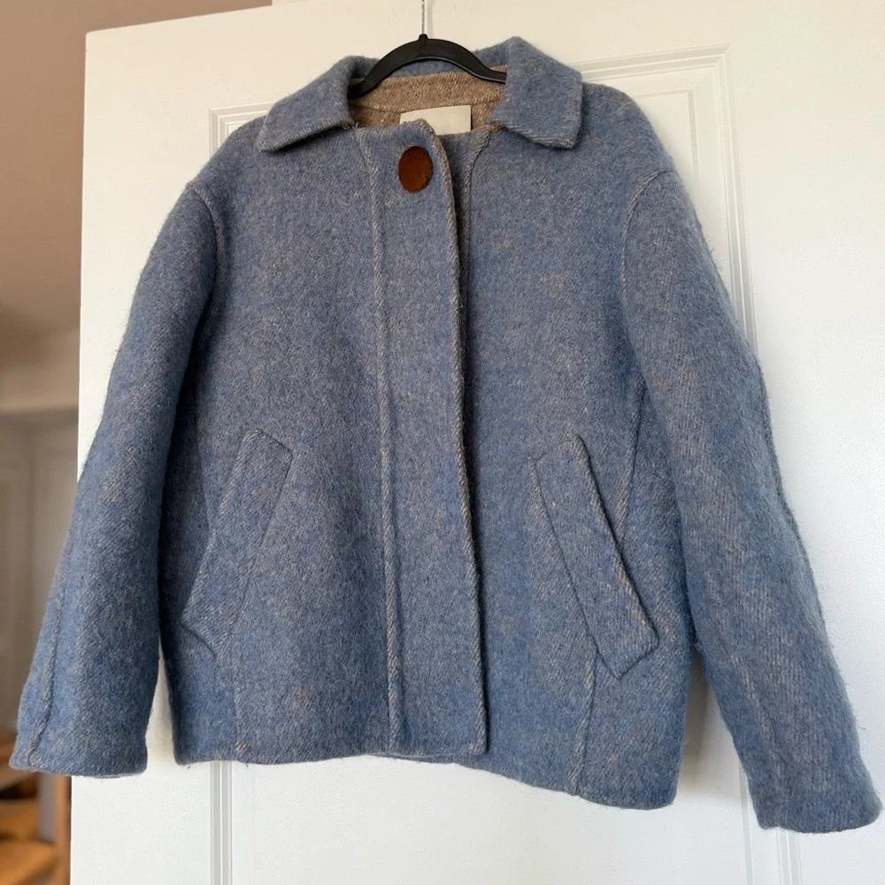 Like new Tory Burch Snap-Front Double-Face Wool $1,798